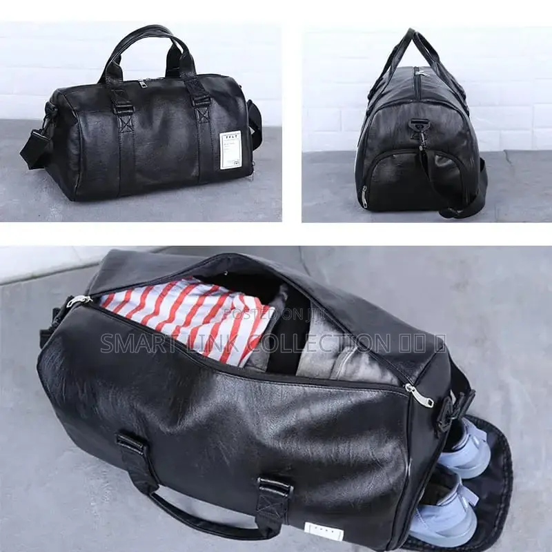 *Leather Duffle Bag*