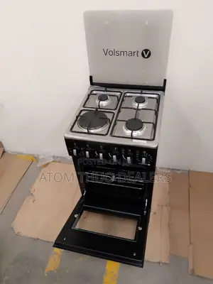 Volsmart 3+1 Hot Plate Standing Cooker With Electric Oven