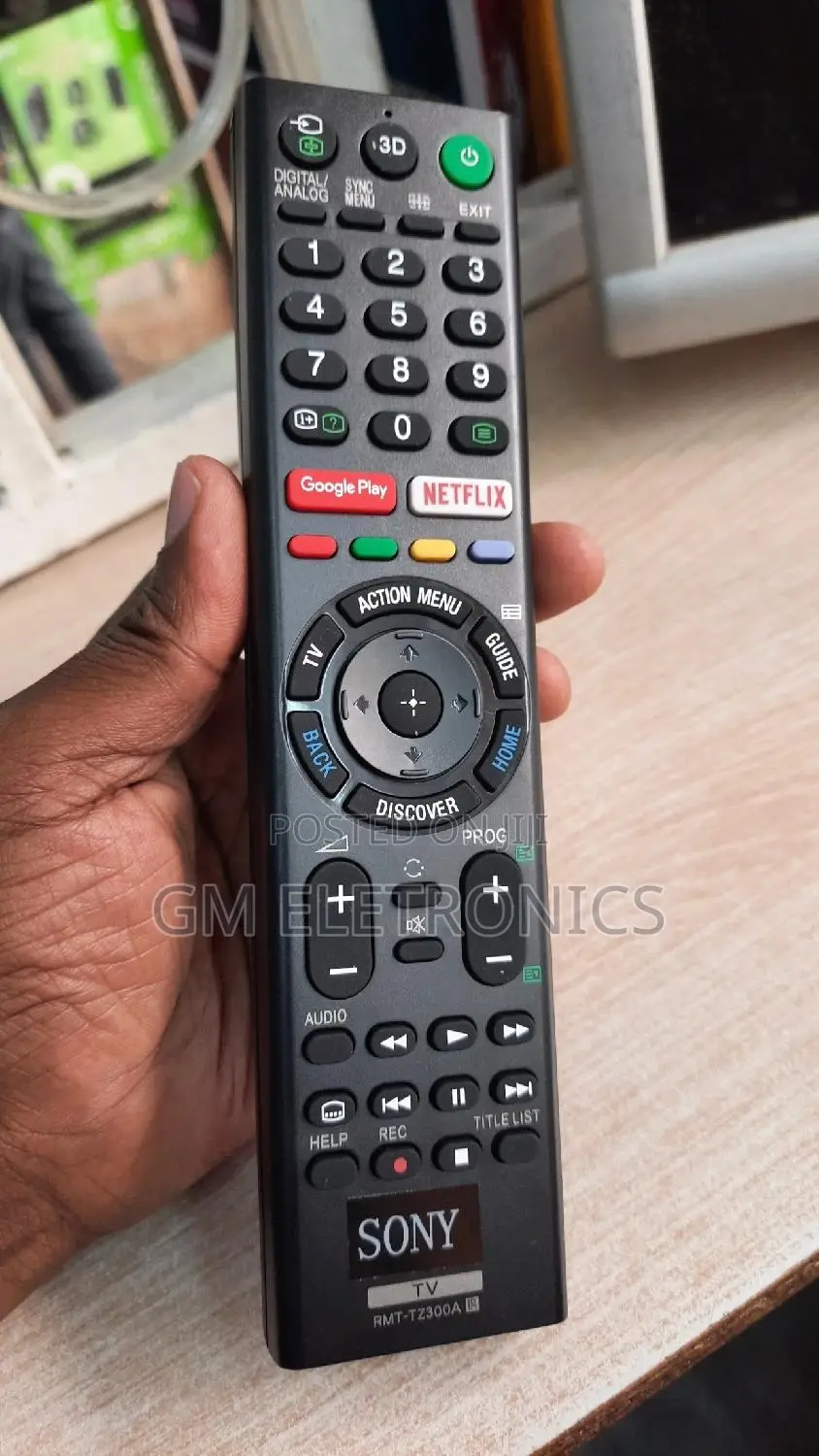 Sony RMT-TZ300A Replacement Remote for Sony Smart Android Tv