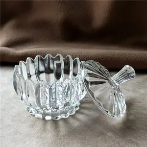 Elegant Glass Sugar / Candy Dish