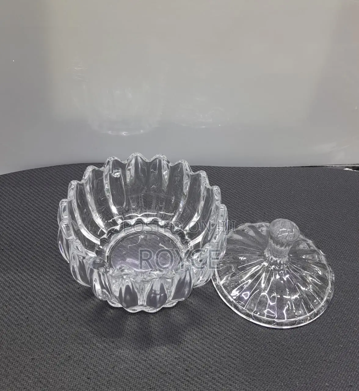 Elegant Glass Sugar / Candy Dish