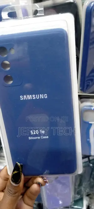 Samsung Galaxy S20 FE 5G Silicone Case, Navy Blue