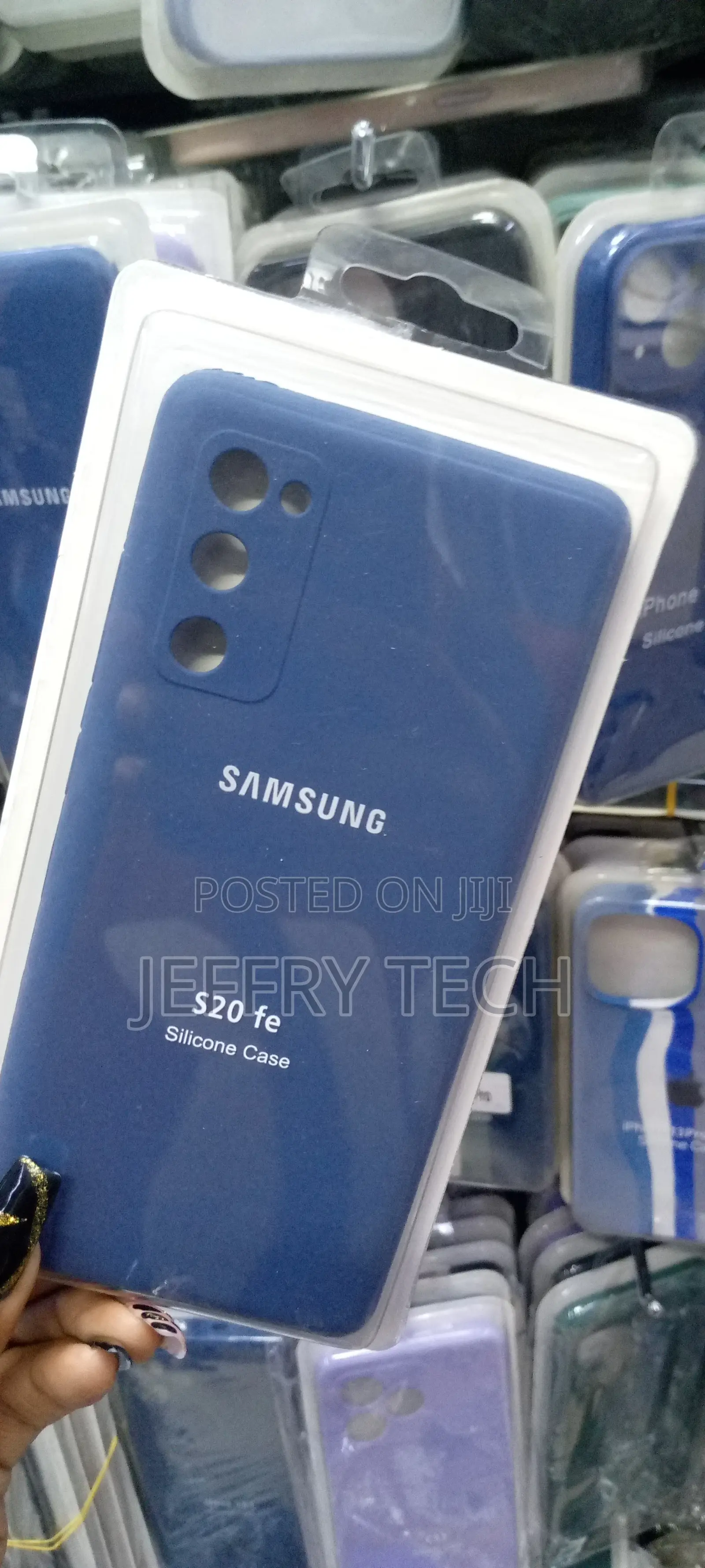 Samsung Galaxy S20 FE 5G Silicone Case, Navy Blue