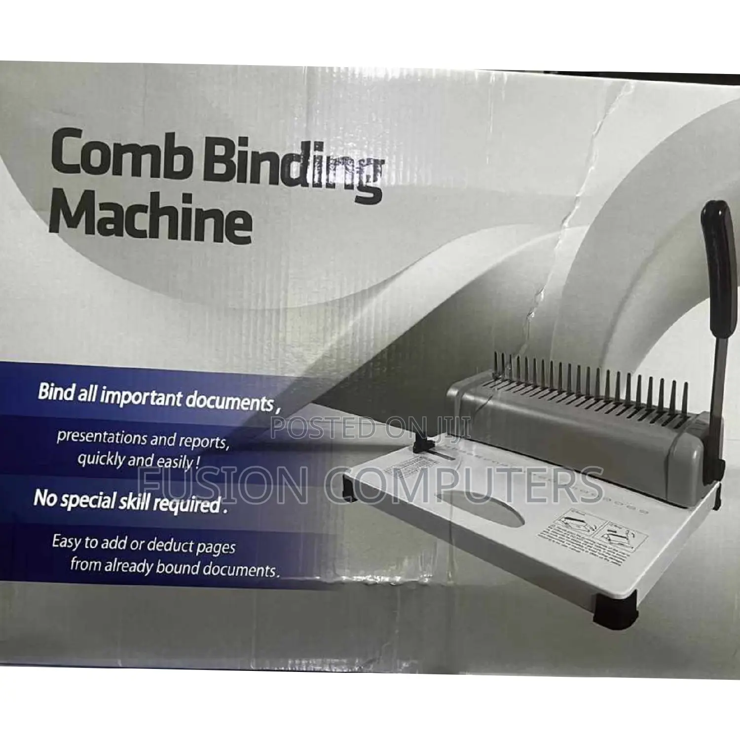A3 Comb Binding Machine