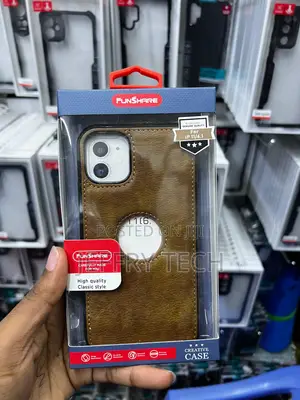 iPhone 11 Leather Case. Premium Slimline Back Genuine Leathe