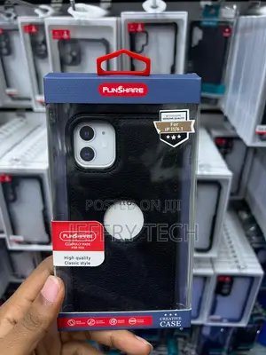 iPhone 11 PU Leather Flexible Back Cover Case Designed Yyy