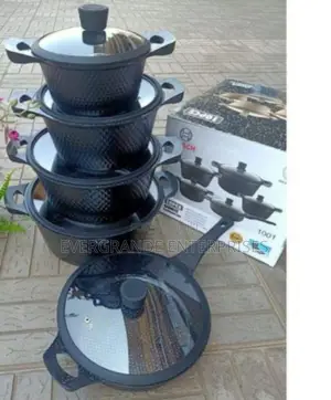 Bosch Cookware Bosch 11 PC Cookware With Silicon Lid Cover