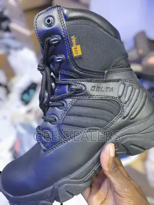Black Delta Unisex Tactical Military Boots >Black Boots