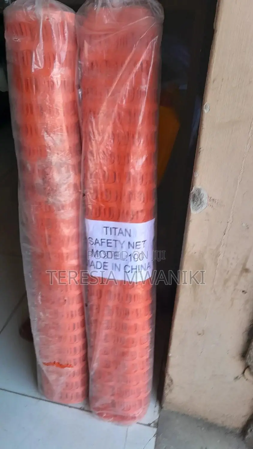 Orange Barrier Netting