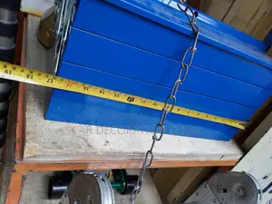 Empty Metallic Storage Tool Box