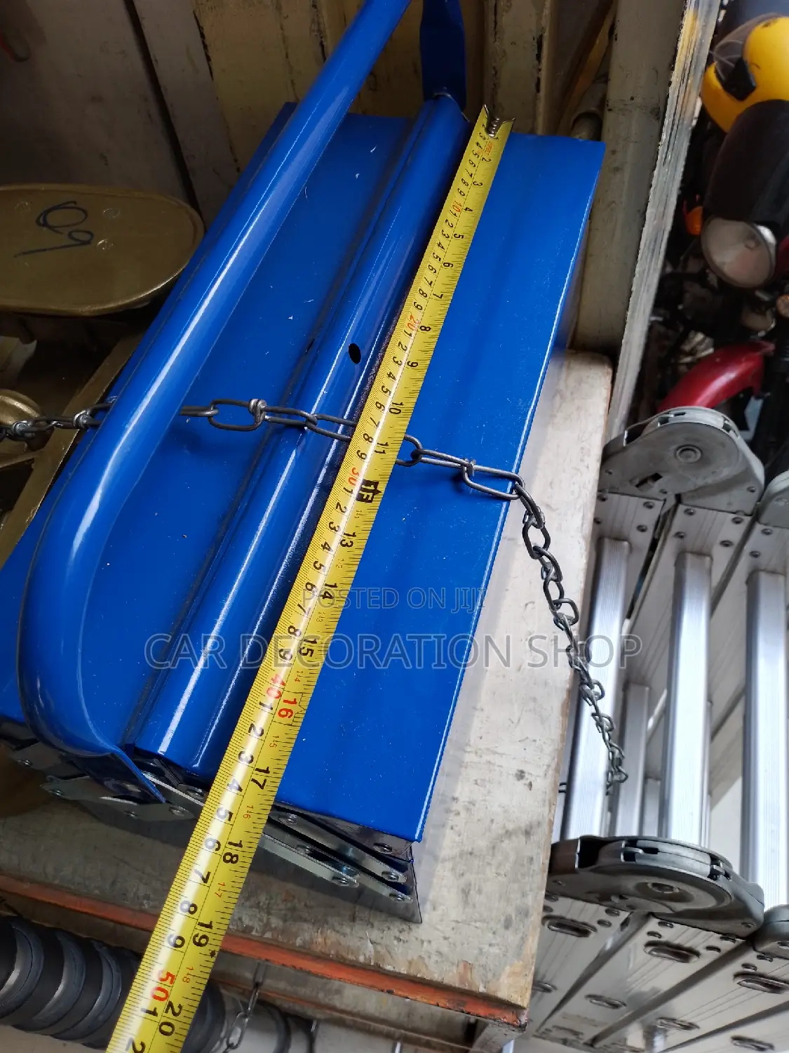 Blue Metallic 2 Sided Toolbox Carrier Box