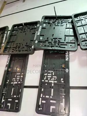 Toyota or Nissan Plastic Branded Plates Holder
