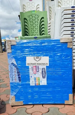 Square Plastic Table In Blue