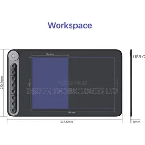 HUION Inspiroy Dial 2 Q630M Wireless Graphics Drawing Tablet