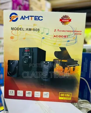 Amtec Am-808 2.1ch Subwoofer Speaker System