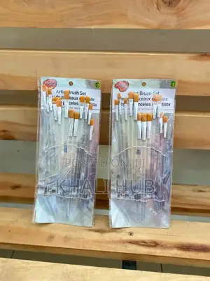 12 PCS Clear Paint Brushes Clear Acrylic Paint Brushes