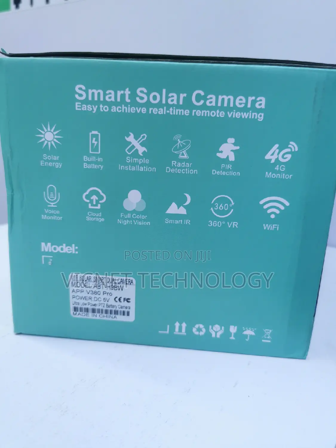 4g/ Wifi Double Lens Solar CCTV Camera
