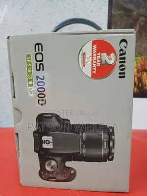 Canon Eos 2000d DSLR Camera With 18-55mm Lens