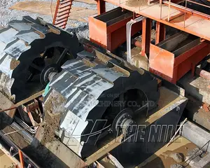 Mining Bucket Wheel Stone Gravel Pebble Sand Washing Machine