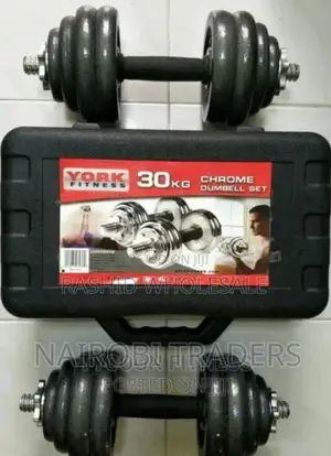 Chrome 30kgs Dumbbell.