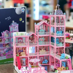 Castle Playhouse 379 PCS Villa Set