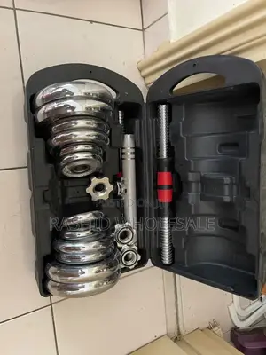 Chrome, Dumbbell 20kgs, With Case