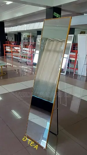 Portable Dressing Mirror a-37g Slim Golden