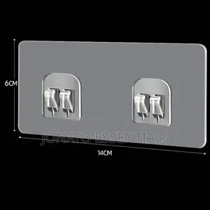 2pcs Adhesive Wall Hooks, Shelf Stickers
