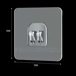 2pcs Adhesive Wall Hooks, Shelf Stickers