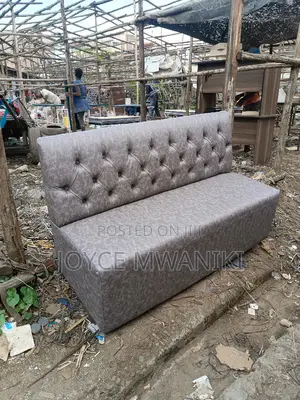 Restaurant Couch or Waiting Bench Grey.