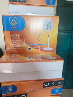 Remote Controlled URK 16" Modern Standing Quiet Fan*