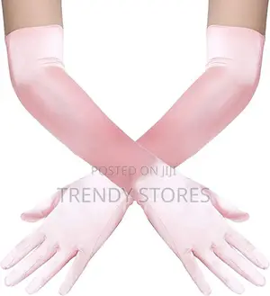 Pink Opera Gloves