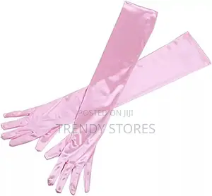 Pink Opera Gloves