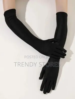 Black Opera Gloves
