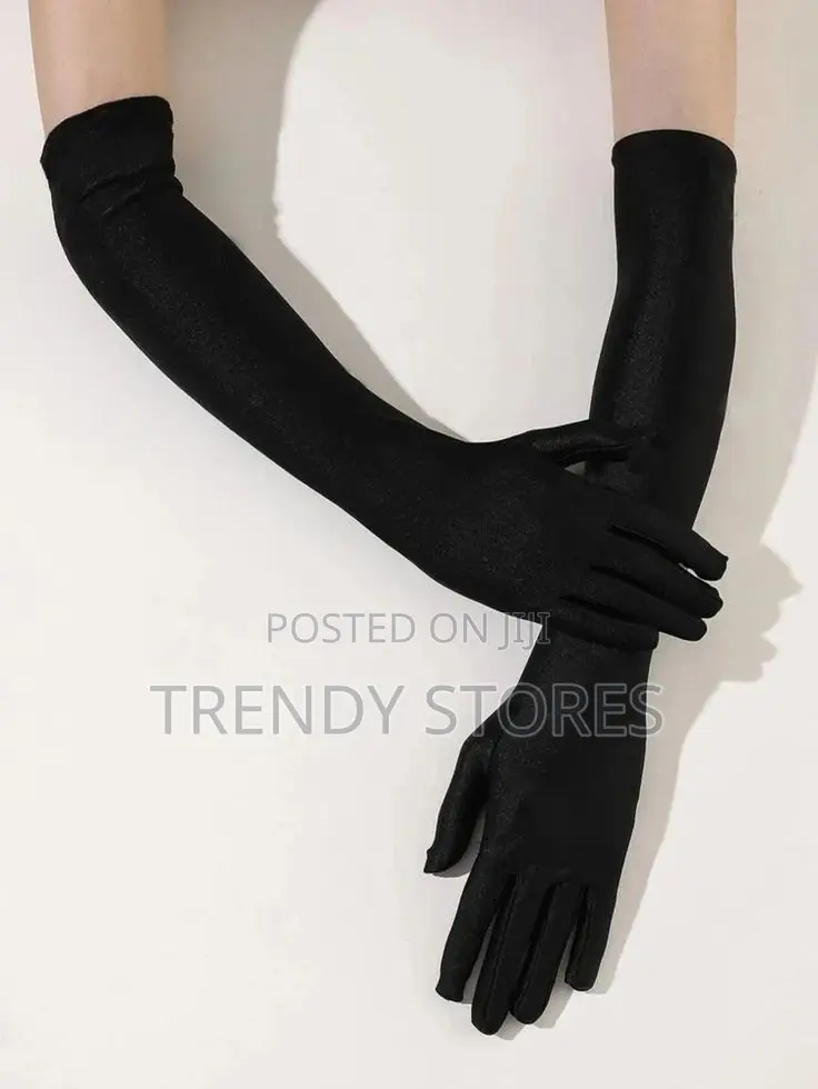 Black Opera Gloves