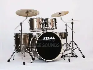 Tama 5pcs Drumset +3 Stands Cymbals (Brown)