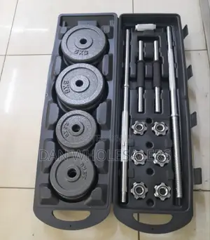 50kgs Dumbbell Set With Barbell