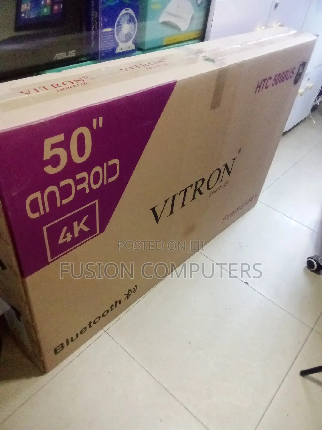 Vitron 50" Inch Frameless Uhd Android TV Bluetooth