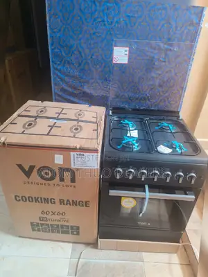 60*60 Von Full Gas Standing + Electric Oven Cooker.