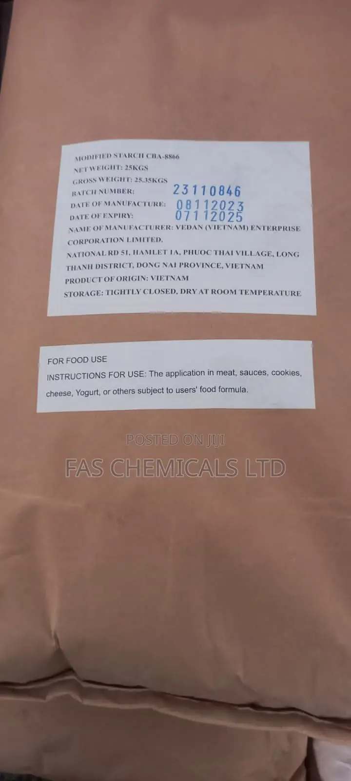 Modified Starch[ Stywax] E1422, E1442