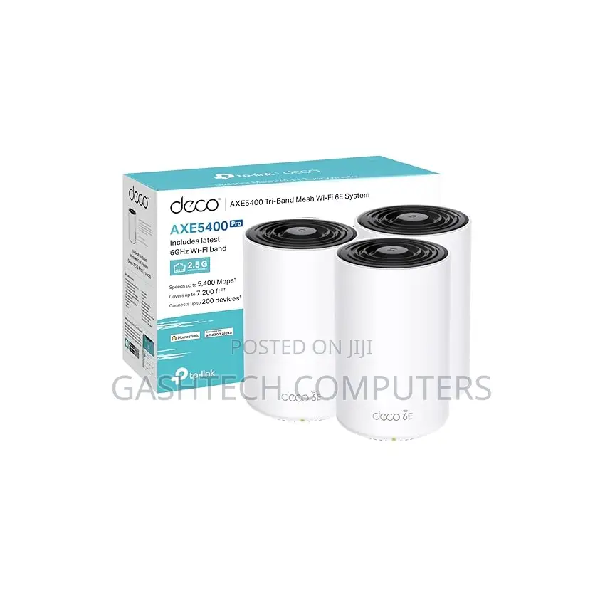 Tp-Link Deco AXE5400 Tri-Band Wifi 6E Mesh System(Deco XE75)