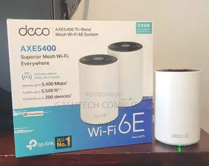 Tp-Link Deco AXE5400 Tri-Band Wifi 6E Mesh System(Deco XE75)