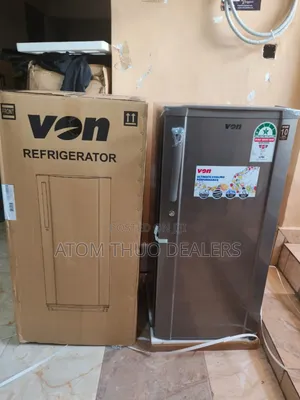 VON VARS-23DHS Single Door Fridge 185ltrs - Silver