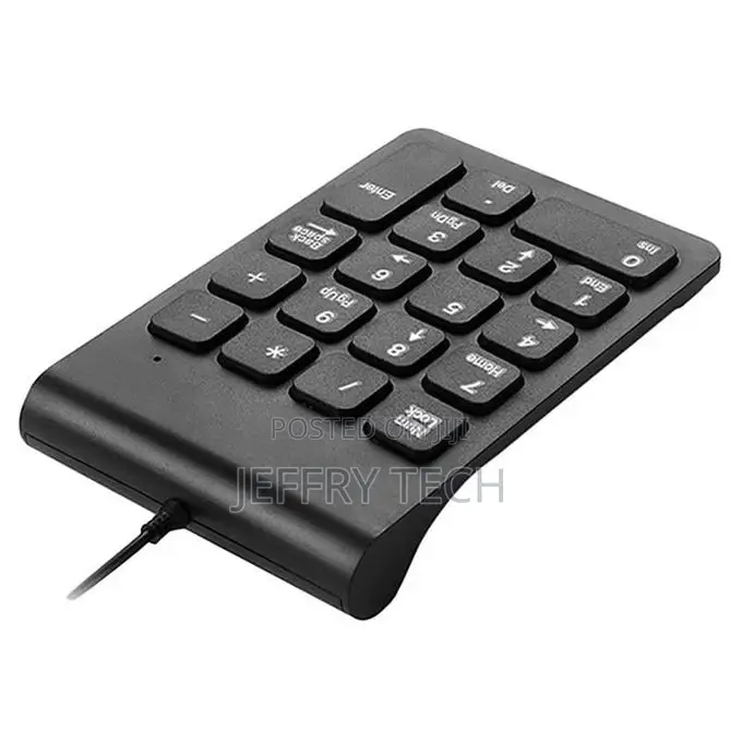 Mini USB Wired Numeric Keypad Numpad 18 Keys Digital Keyboar