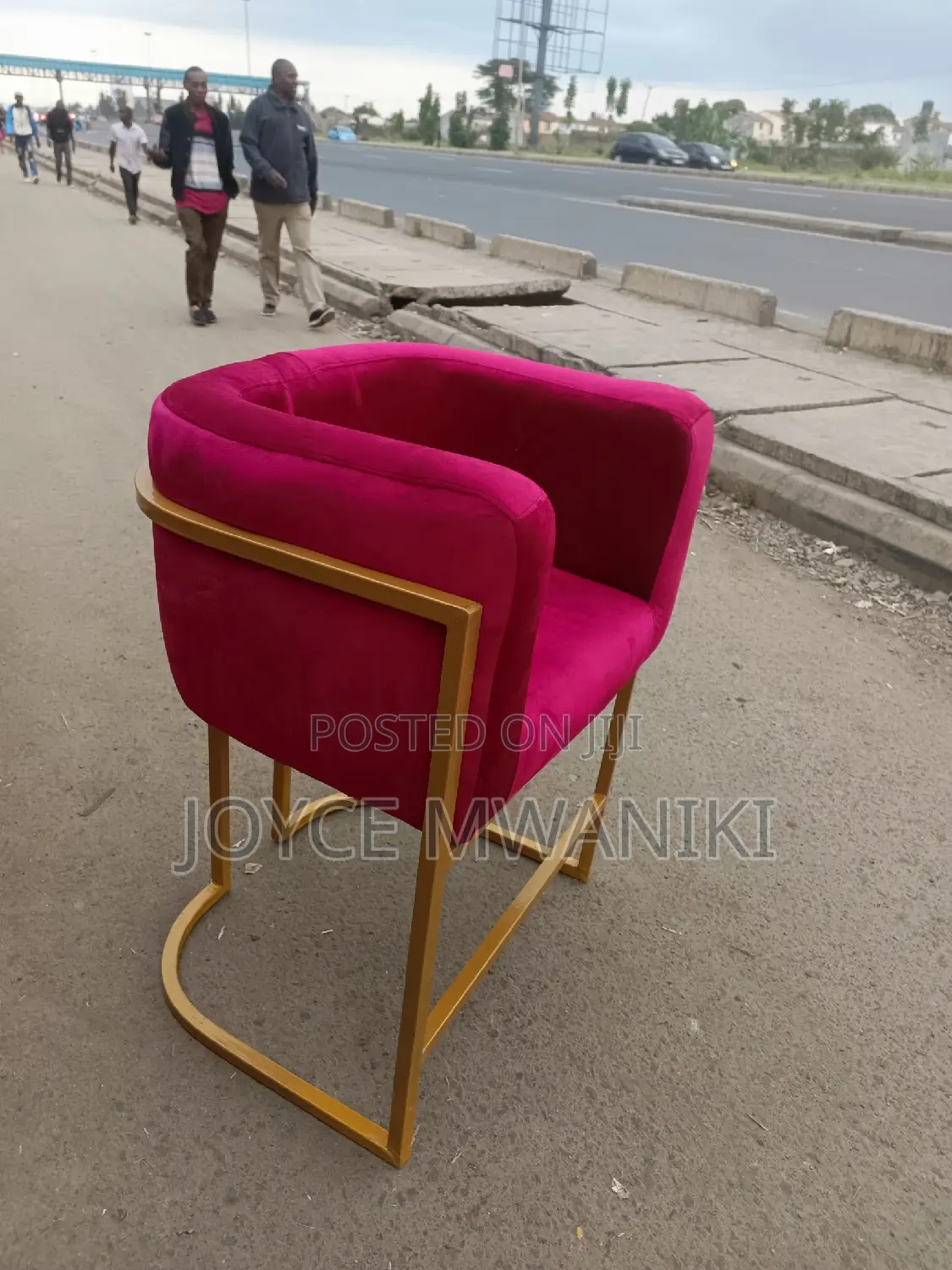 Styling Chair, Hot Red 