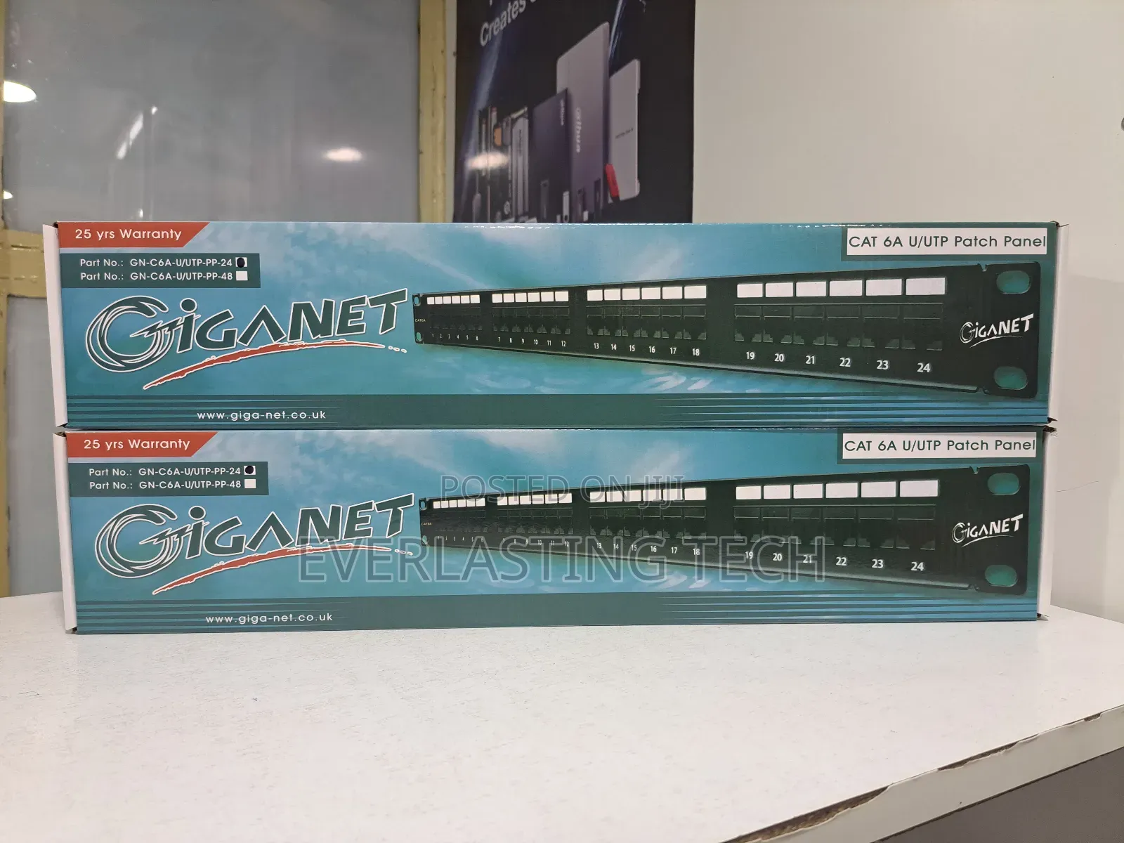 Giganet Category 6 UTP 19” 24 Port Patch Panel