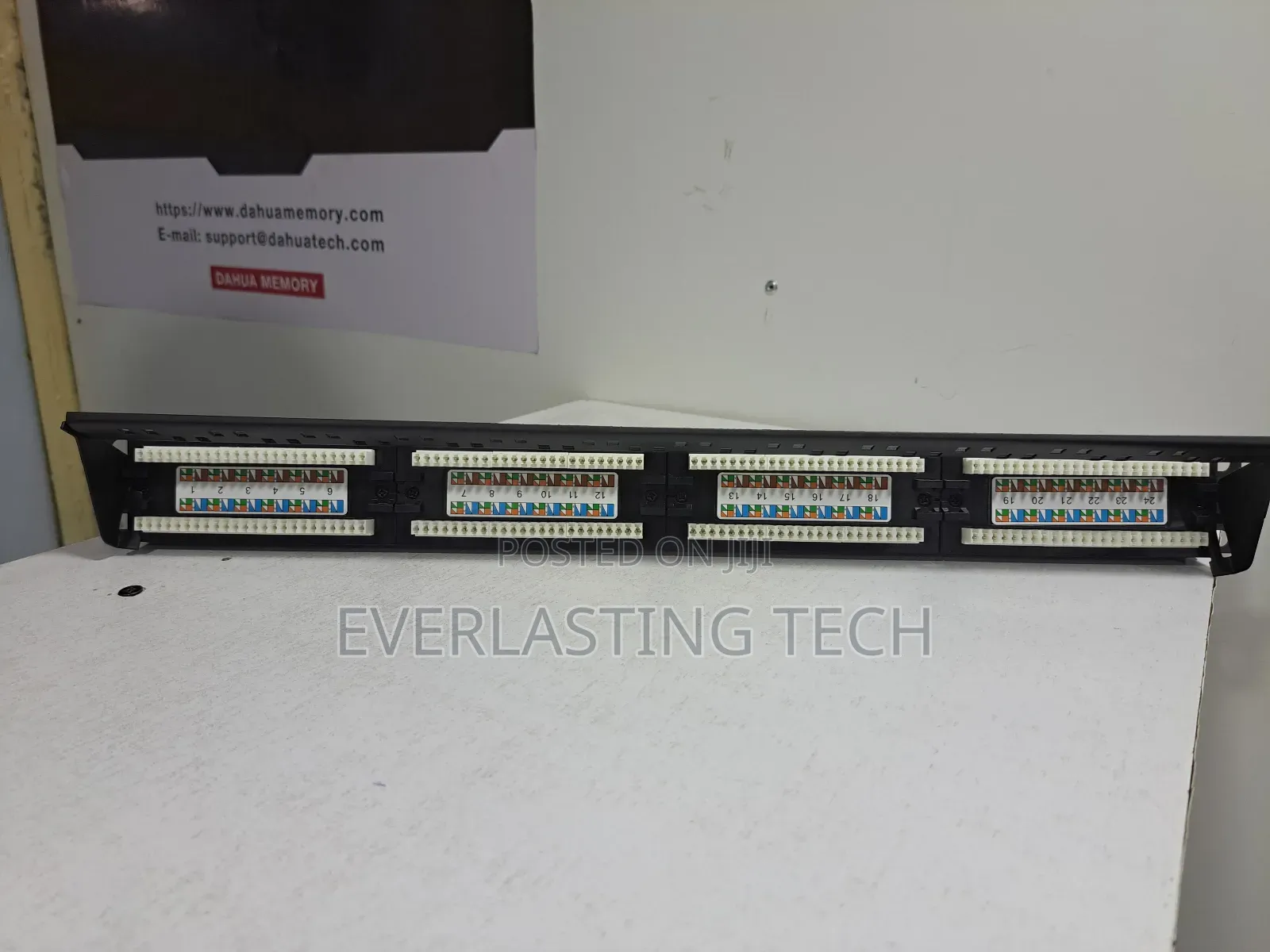 Giganet Category 6 UTP 19” 24 Port Patch Panel