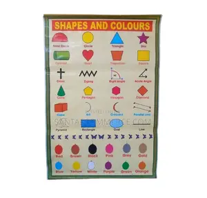 Kids Shapes and Colours Wall Chart