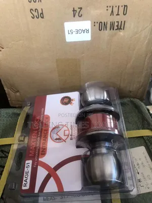 Round Door Lever Handle With Knob
