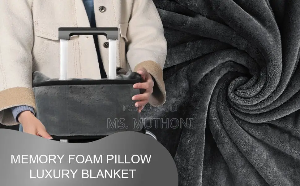 Travel Fleece Blanket Pillow